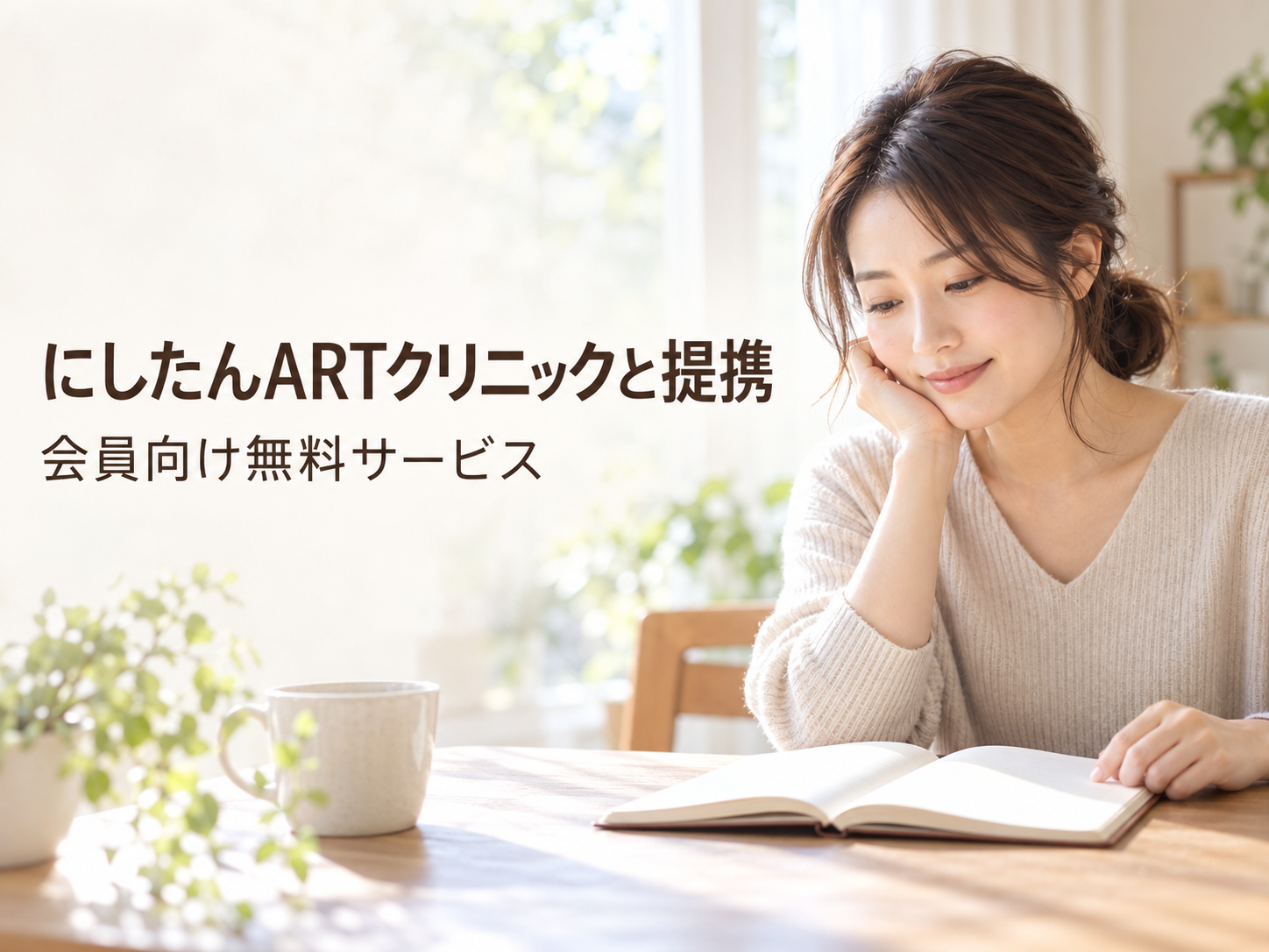 にしたんARTクリニックとの提携による会員向け無料AMH検査・相談窓口のご案内