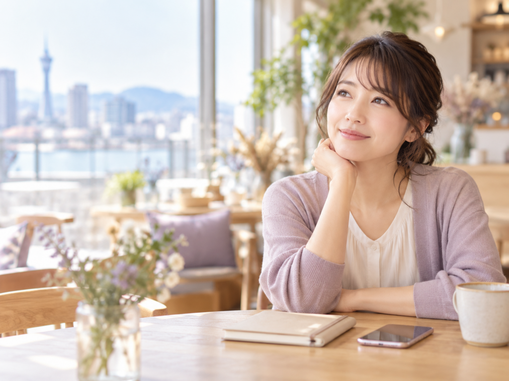 恋愛経験が少なく婚活の進め方を考える女性